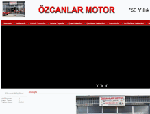 Tablet Screenshot of ozcanlarmotor.com